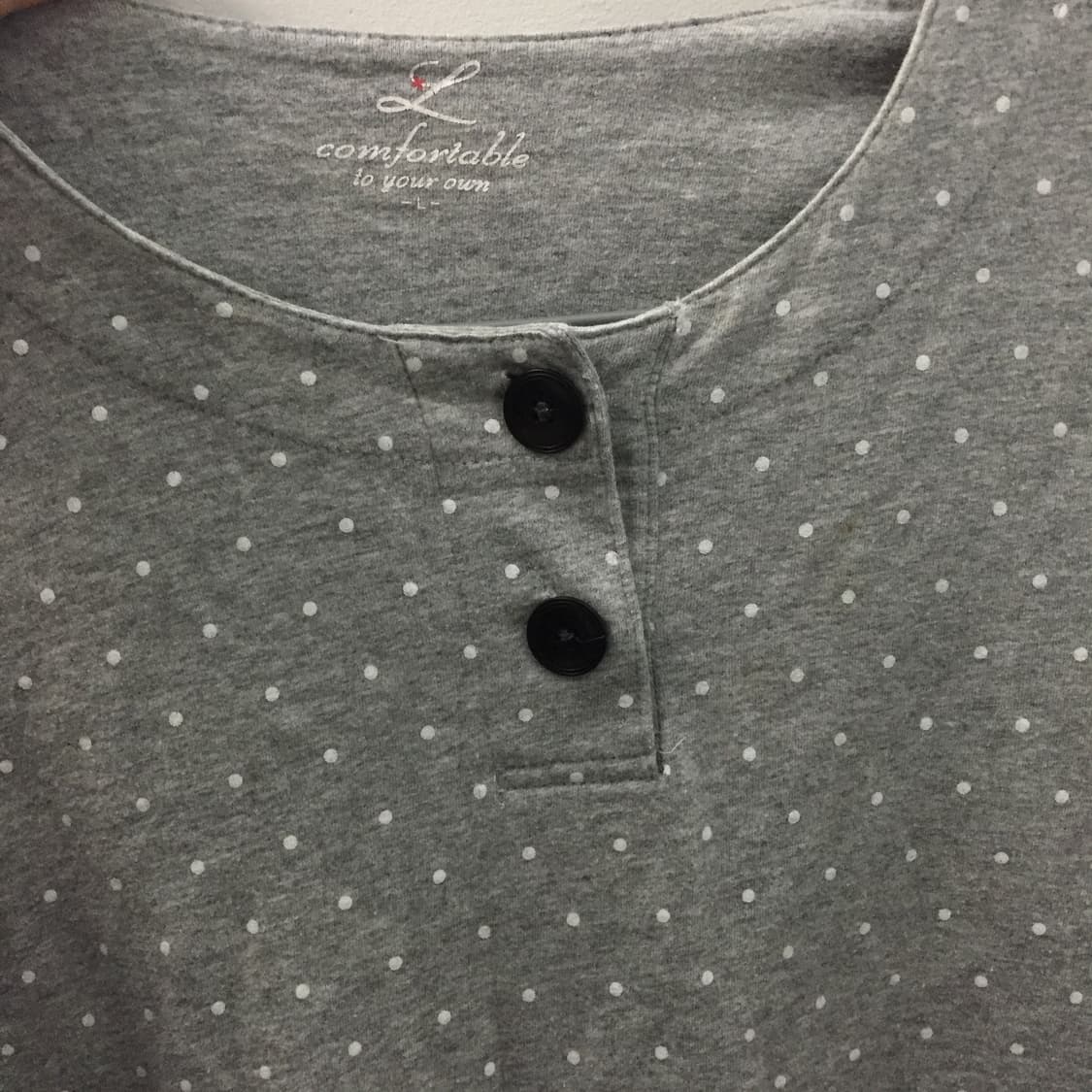 JPN Vintage 로리 히메갸루 도트 헨리넥 롱슬리브 상품이미지3