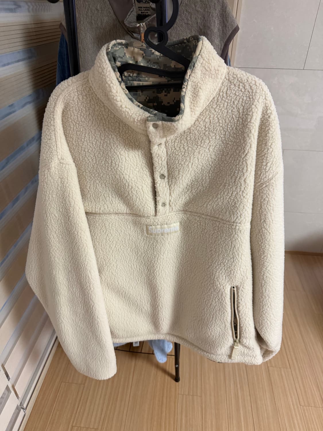 슈프림 리버시블 풀오버 네츄럴 (L사이즈) 상품이미지1