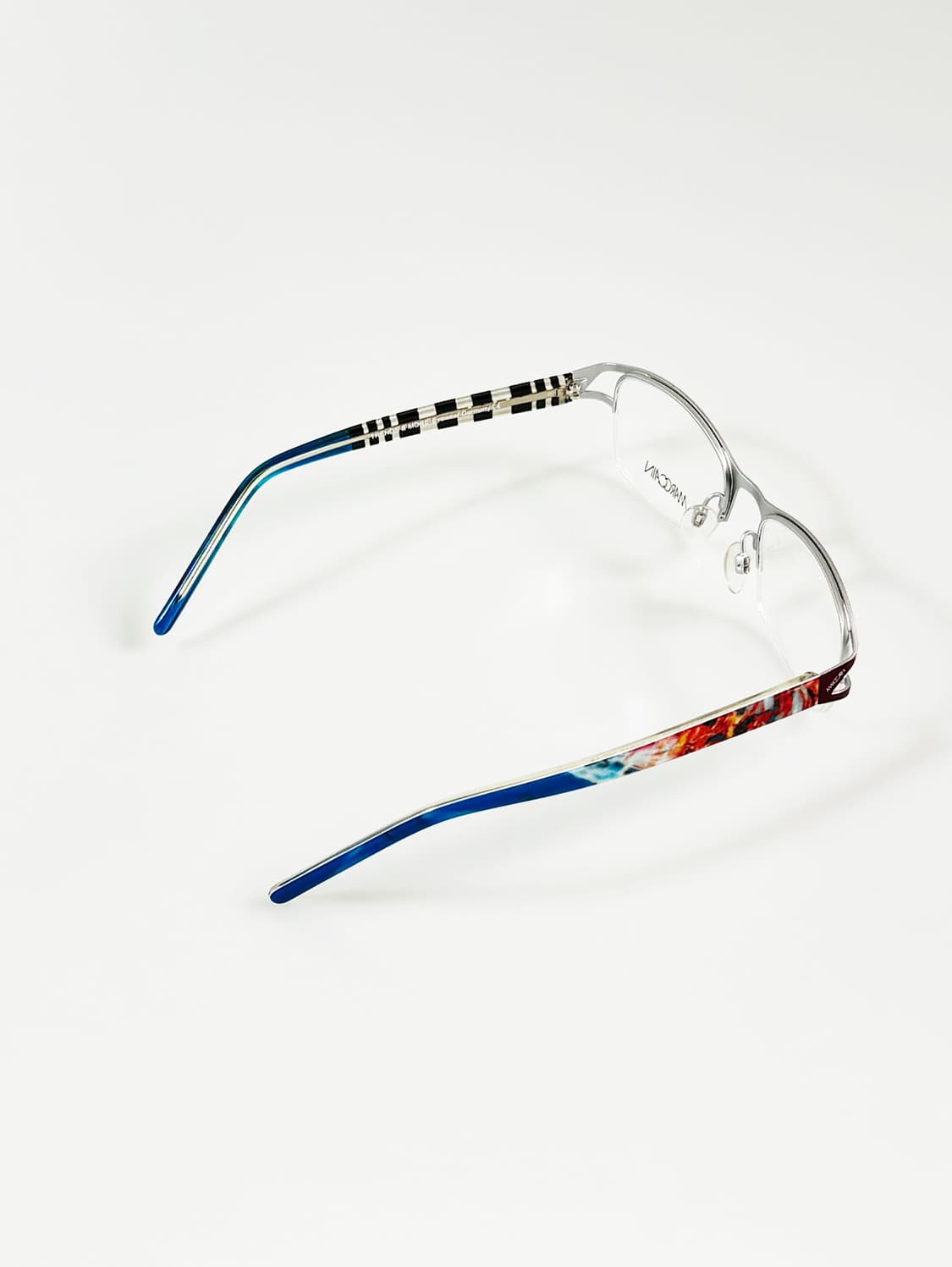 독일제 MARC CAIN 반무테 스퀘어 빈티지 안경 상품이미지5