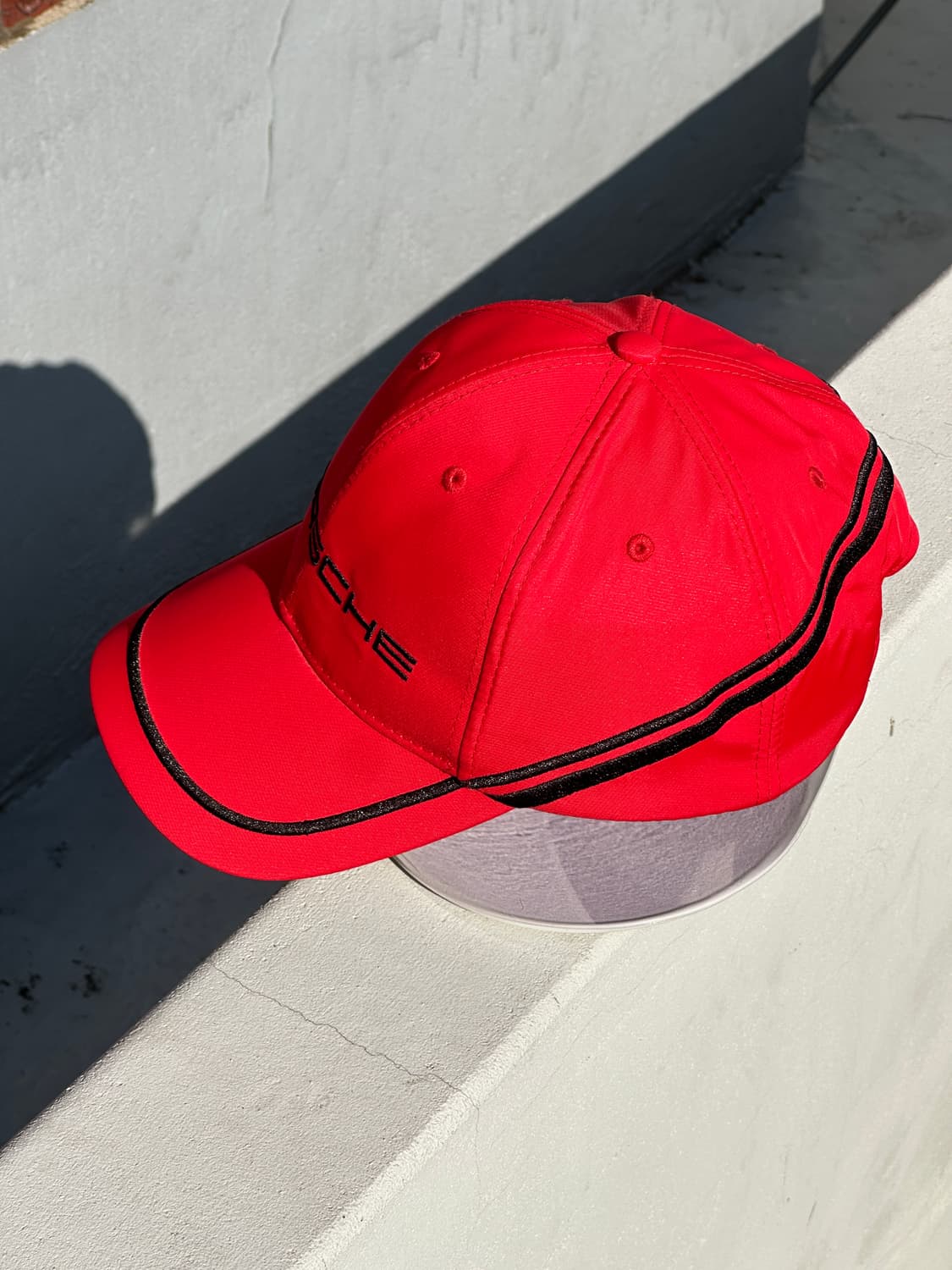 [F] 포르쉐 로고 레드 볼캡 모자 상품이미지3