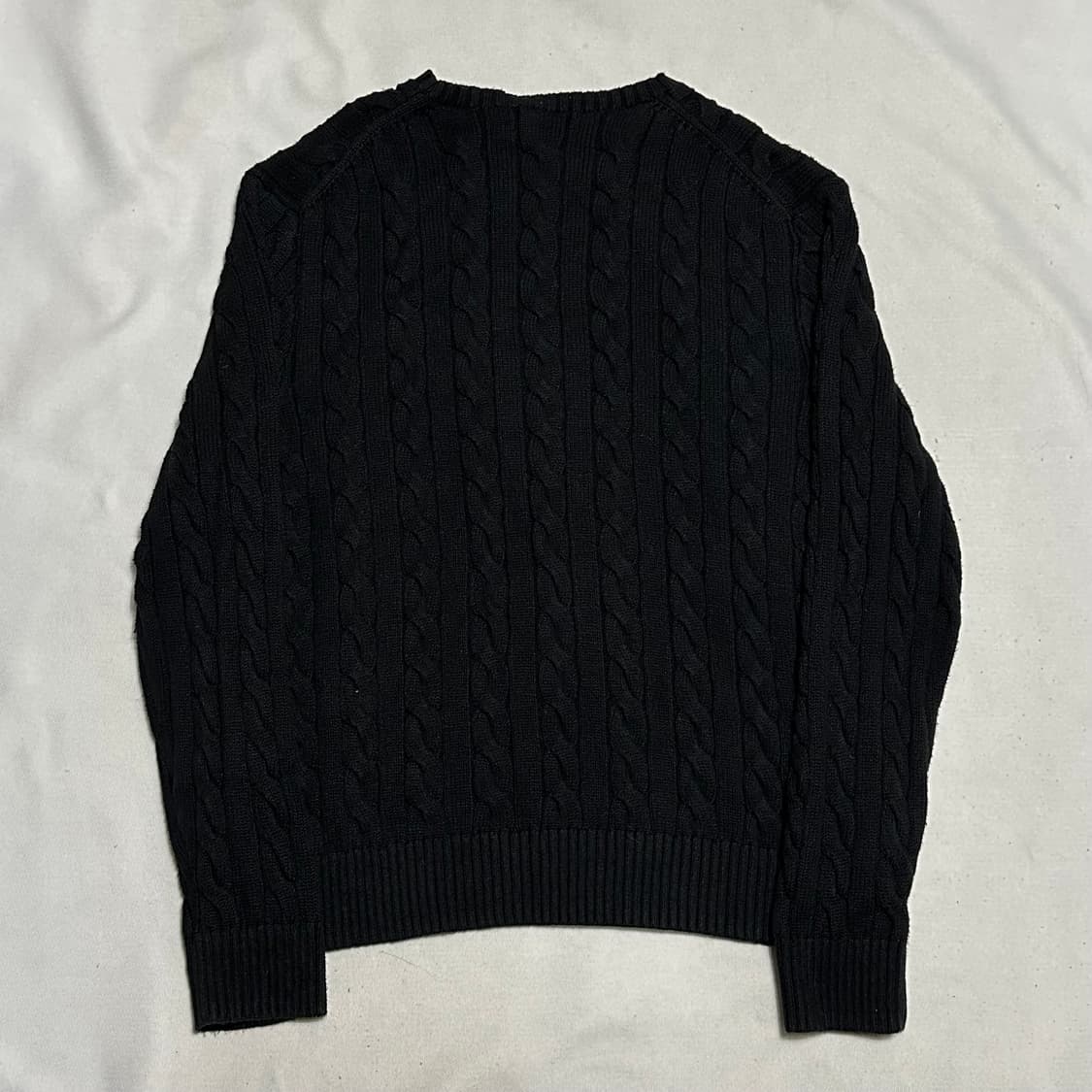 XL 폴로랄프로렌 블랙 케이블 니트 상품이미지3