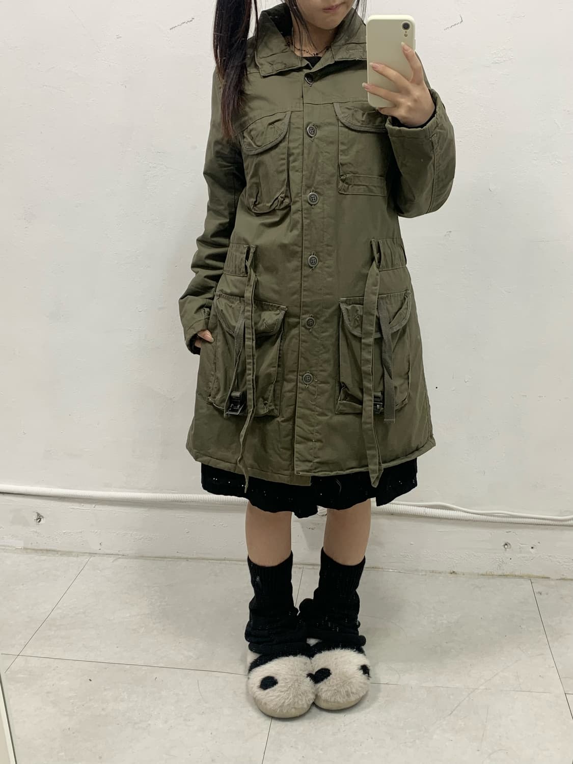 [Q.A] 야상 y2k 하이넥 자켓 상품이미지3