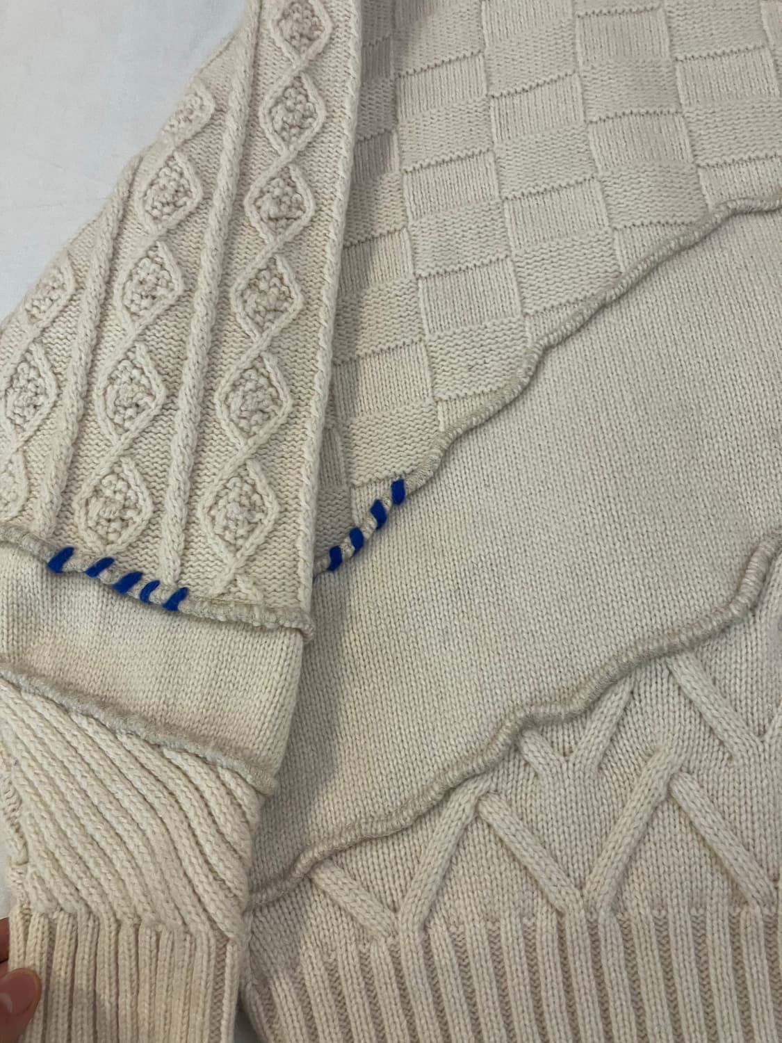 자라 X 아더에러 패치워크 오버사이즈 니트 스웨터 상품이미지2