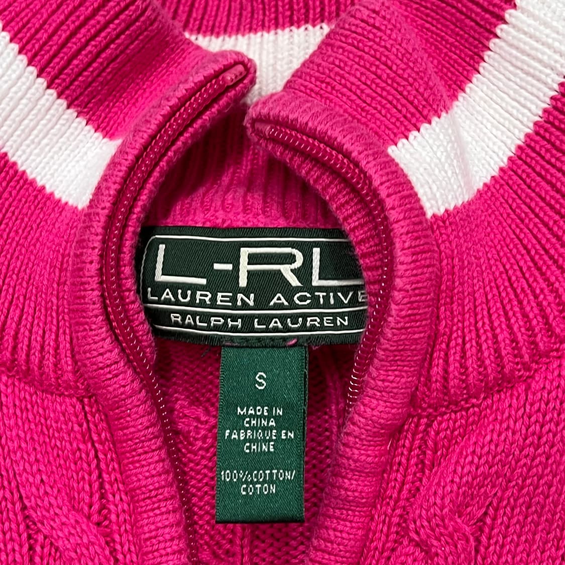 [우먼90] 로렌 랄프로렌 니트집업 상품이미지3