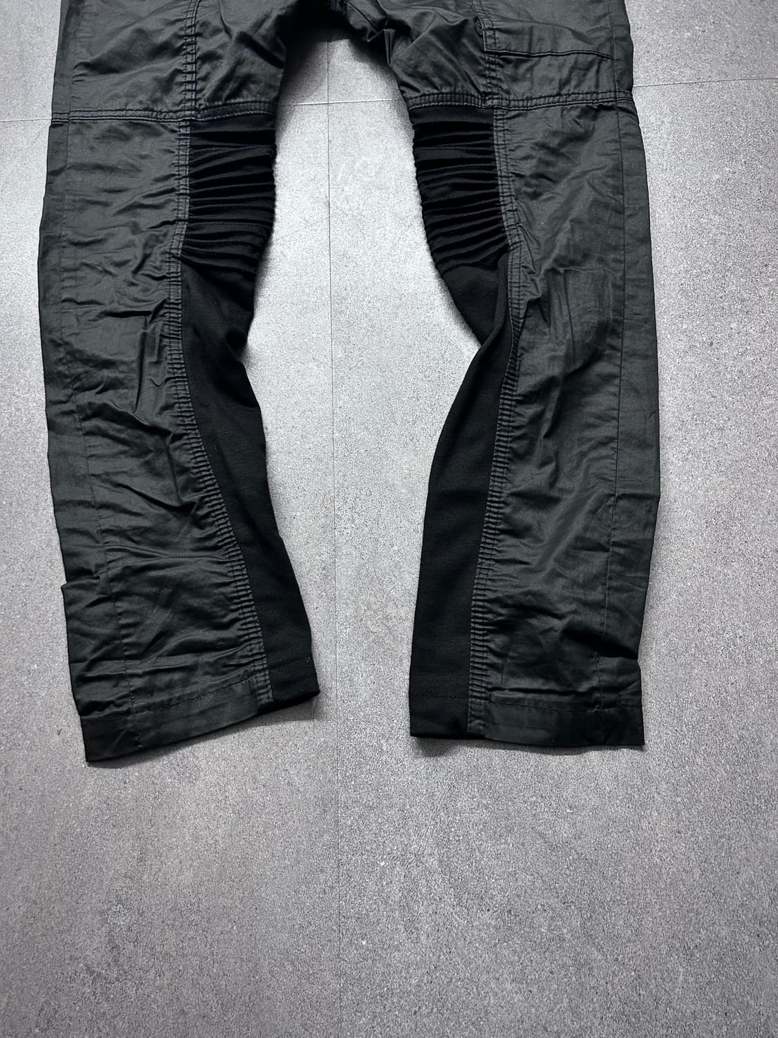 Glamour 비대칭 판넬 립 팬츠 상품이미지4