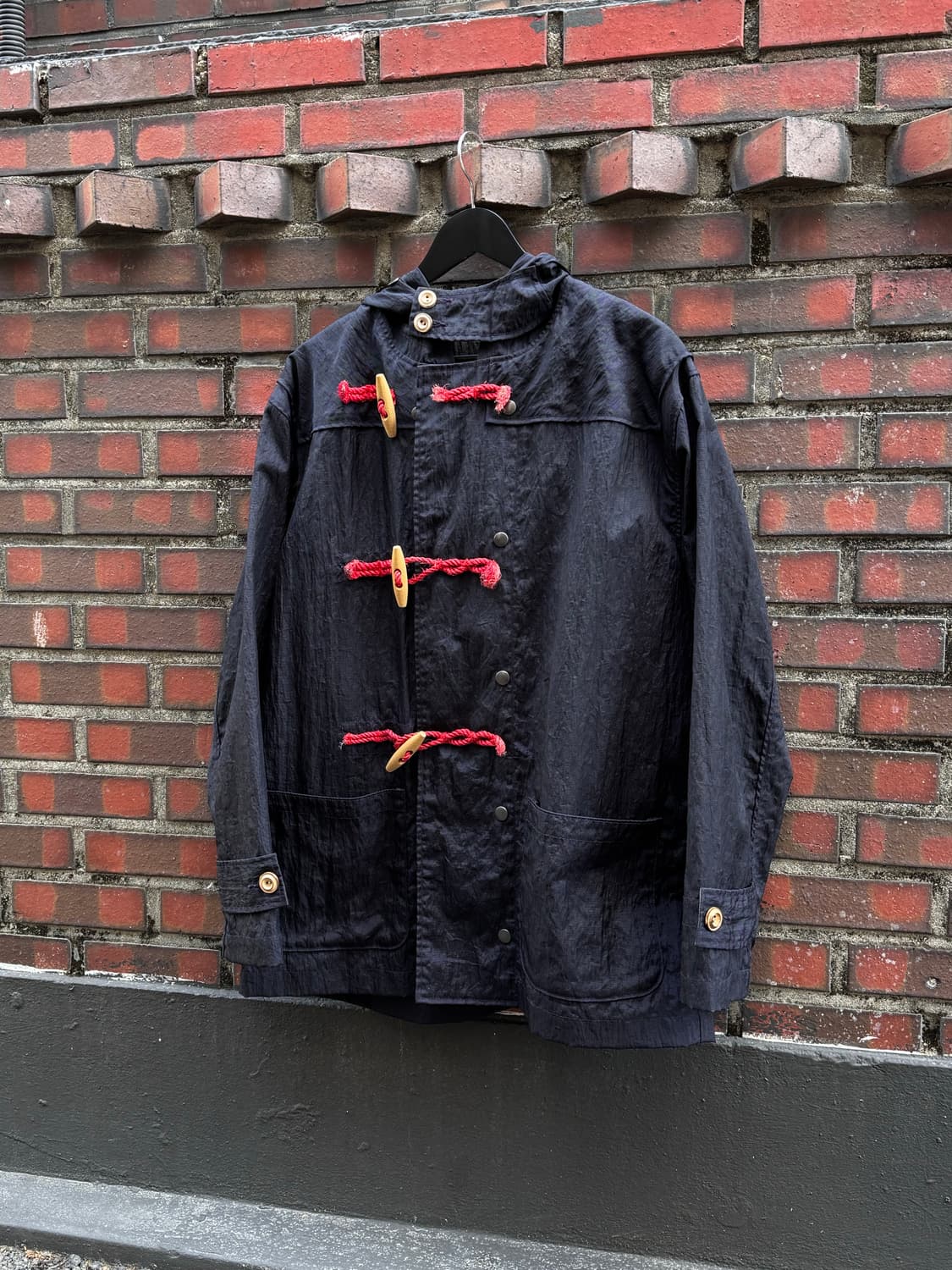 캐피탈 네이비 더플 토글 후드자켓  상품이미지3