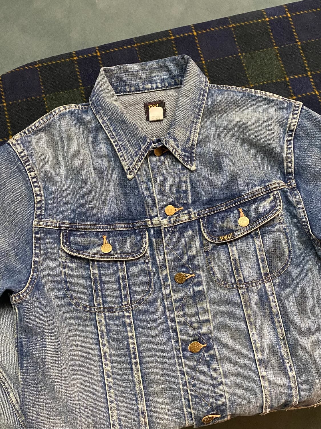 rrl 더블알엘 lot271 인디고 데님 자켓 상품이미지1