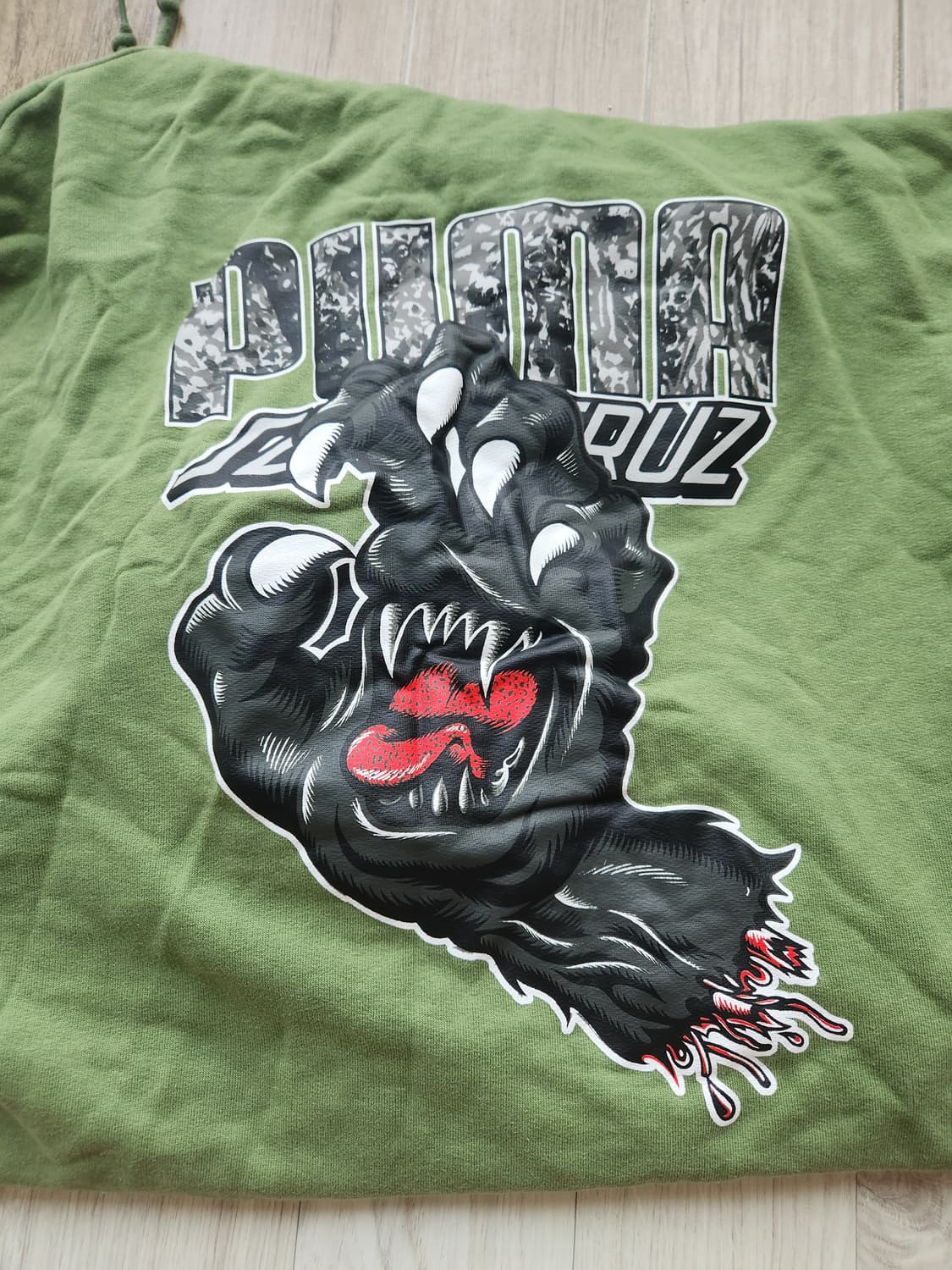 푸마x산타크루즈 후드 티셔츠 M 상품이미지3