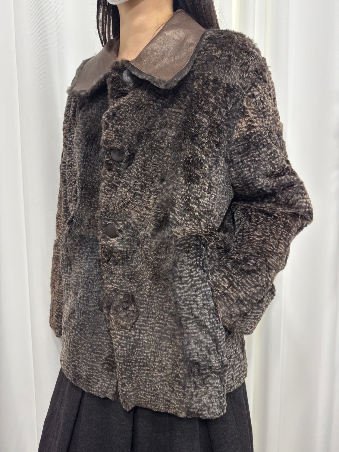 chie fur reversible jacket 상품이미지5