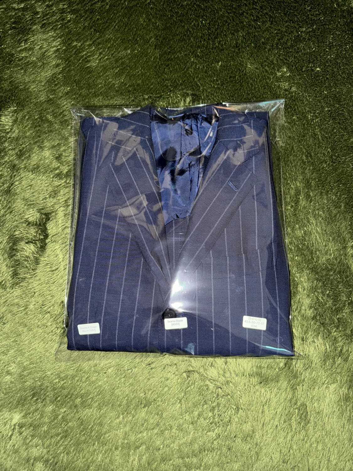 [48] BEAMS F 빔즈 스트라이프 블레이저 MADE IN JAPAN 상품이미지10