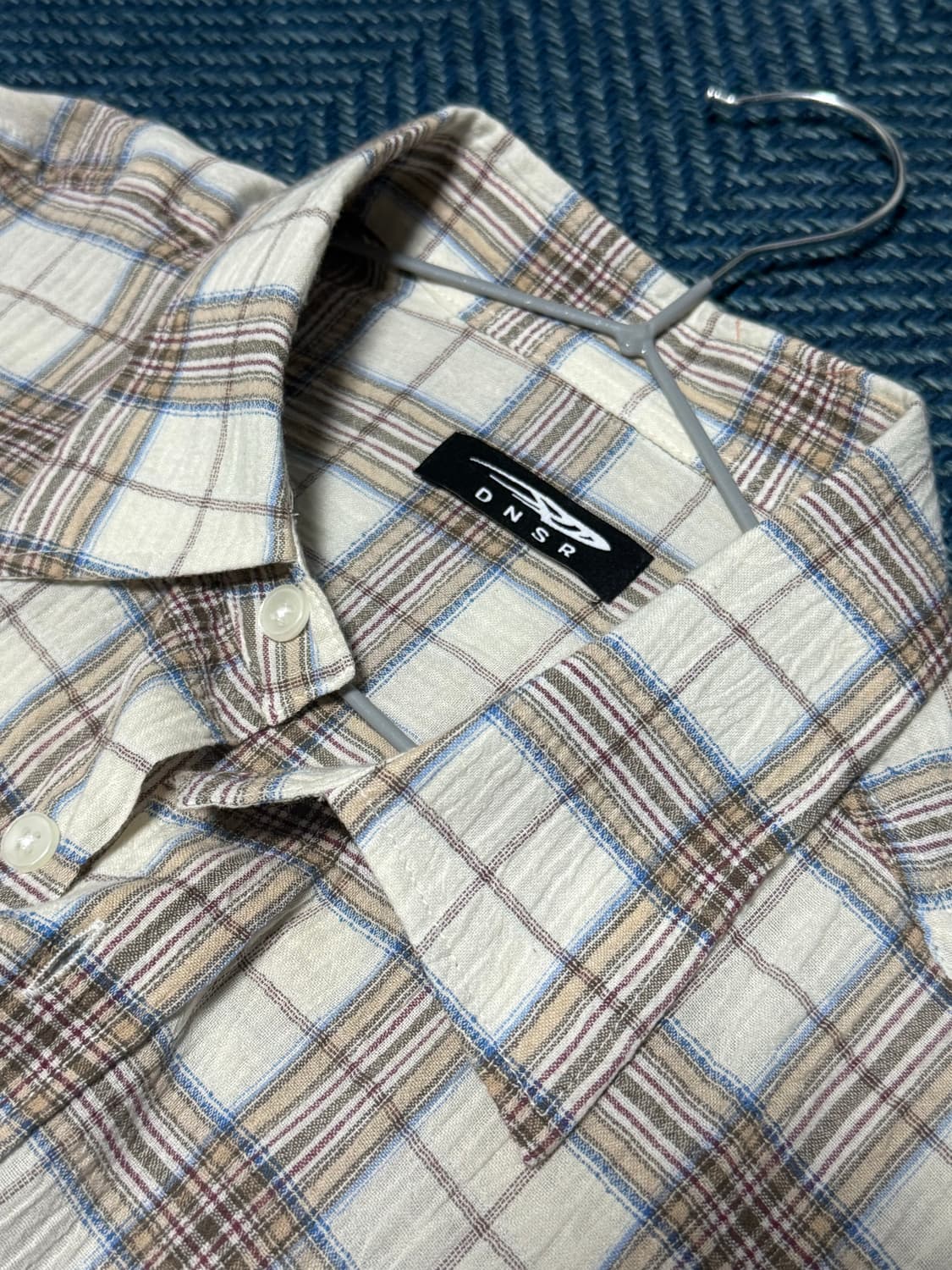DNSR 오버사이즈 체크셔츠(새상품) 상품이미지2