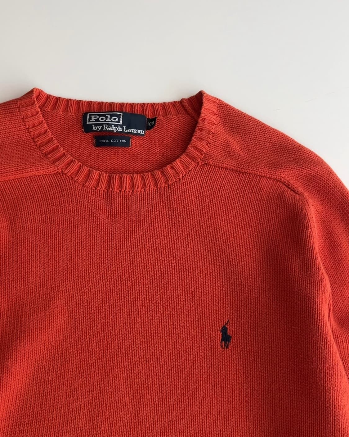폴로 랄프로렌 라운드넥 니트 100 상품이미지3
