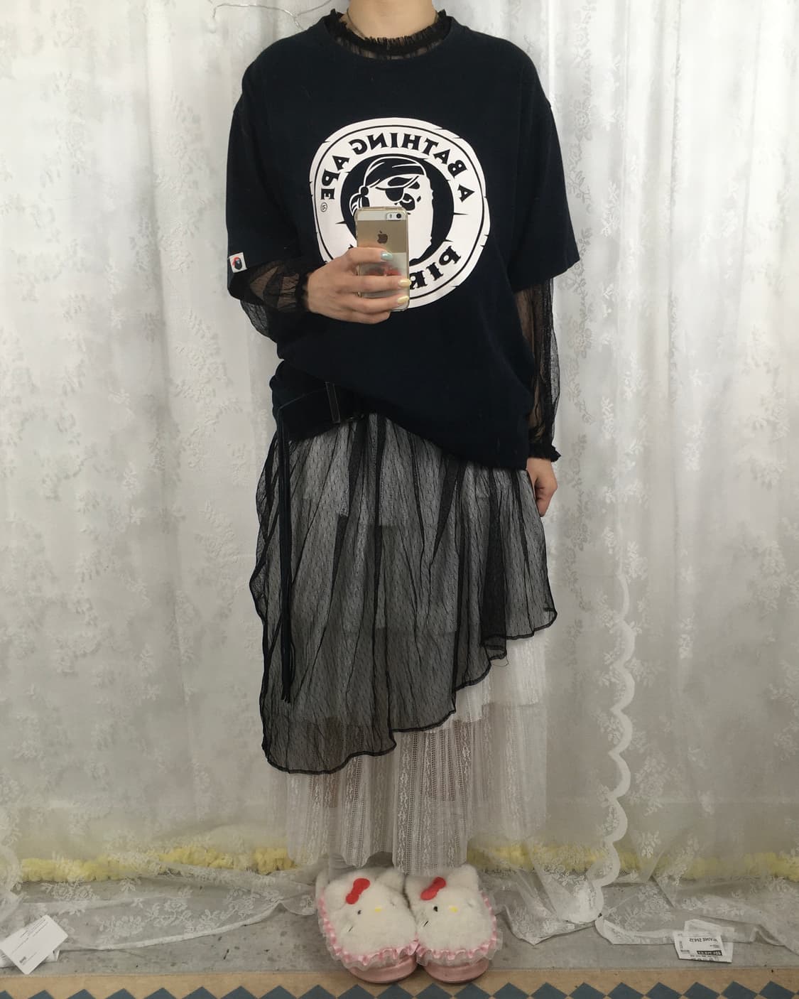BAPE pirate logo top 상품이미지2