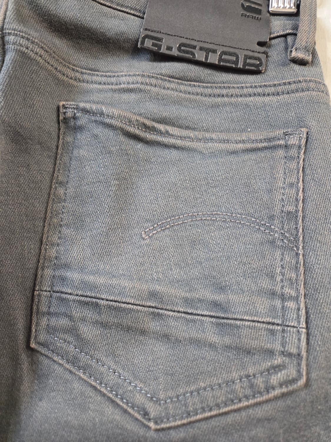 G-STAR 다크 그레이 바이커 데님(W24/L28)약스판 상품이미지8