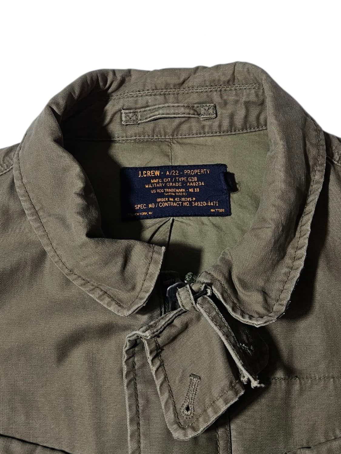 제이크루 J.CREW 영국군 컴뱃자켓 밀리터리 필드자켓 XL 상품이미지3