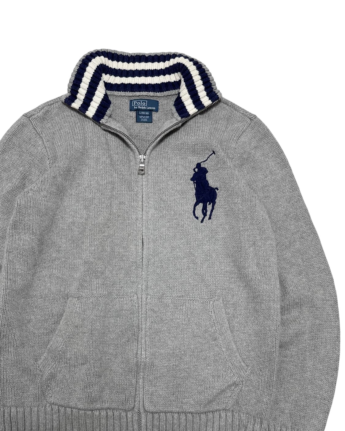 폴로 랄프로렌 빅포니 니트집업 상품이미지3