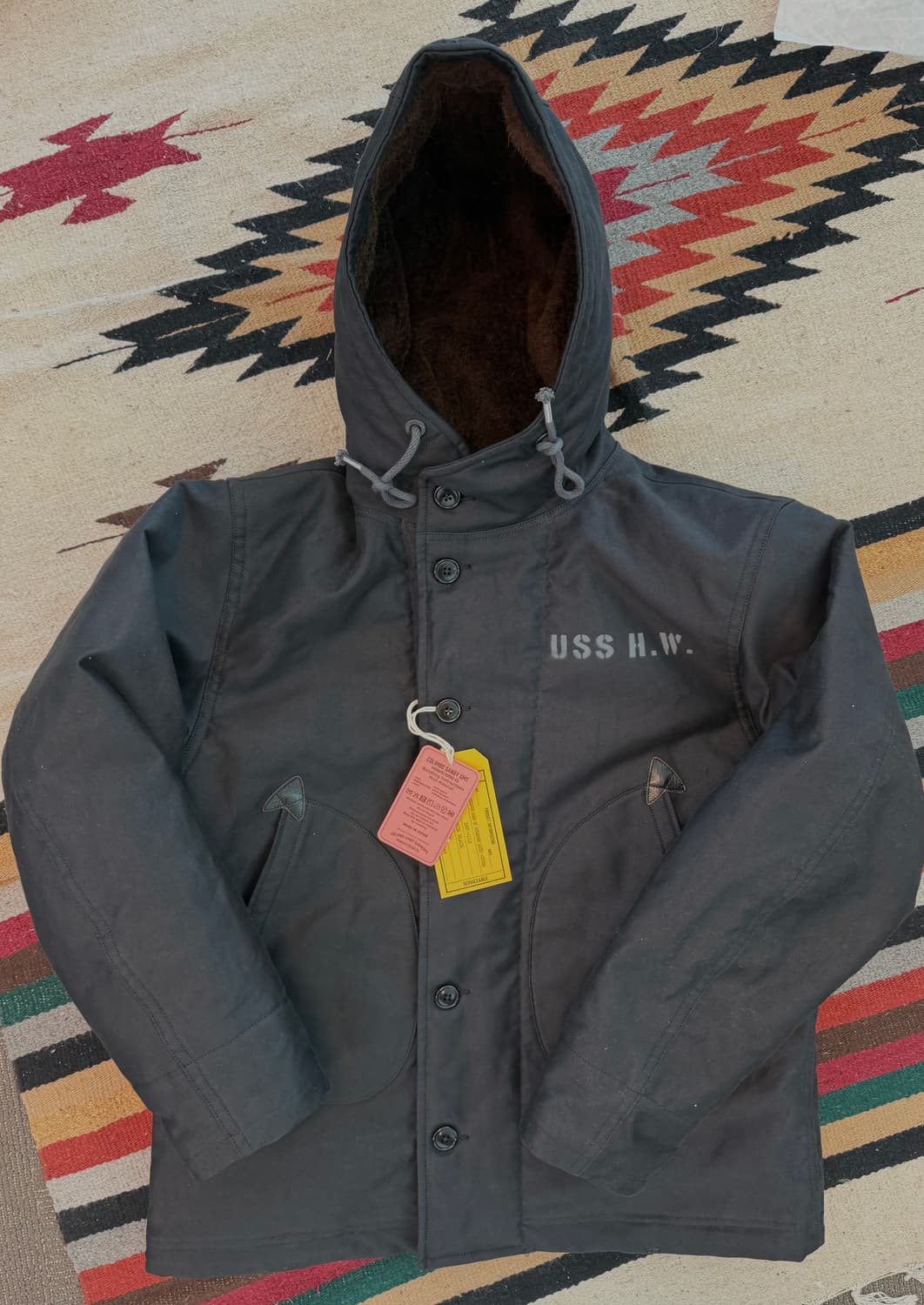 콜림보 옵저버 파카 블랙 색상 44사이즈 별주버전 새제품 상품이미지1