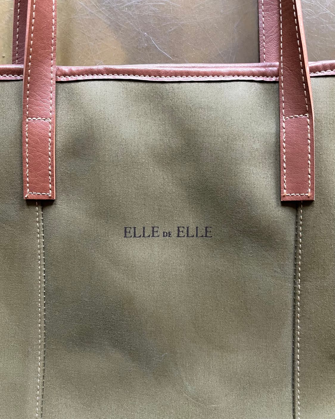 ELLE de ELLE Leather Trim Shopper Bag 상품이미지4