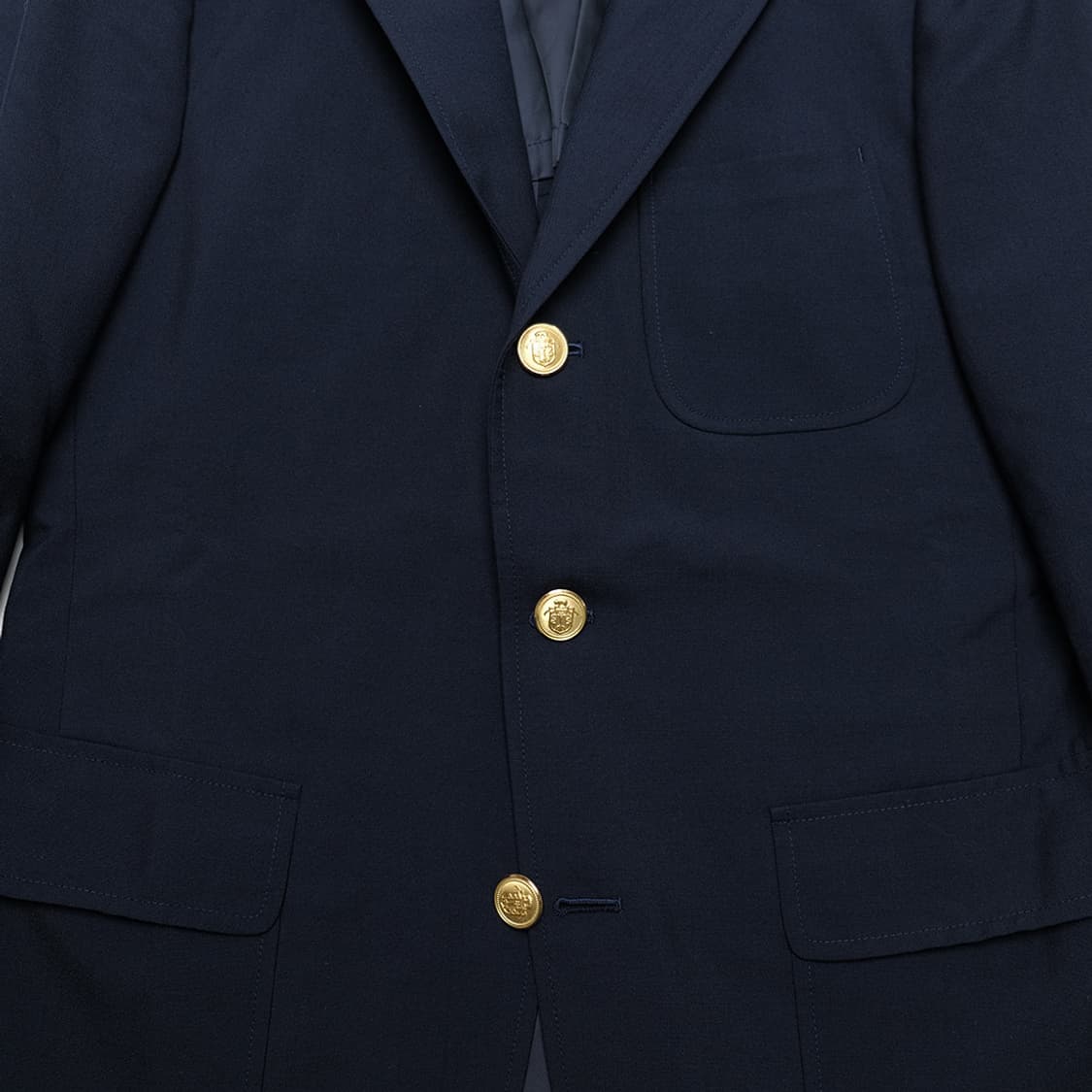 gold button 3roll2 dark navy blazer 상품이미지4