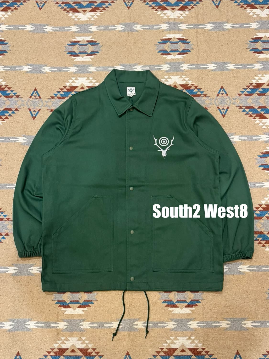 🖤연말할인🖤[S][95-100] 남이서팔 코튼 트윌 코치 자켓 그린 상품이미지1