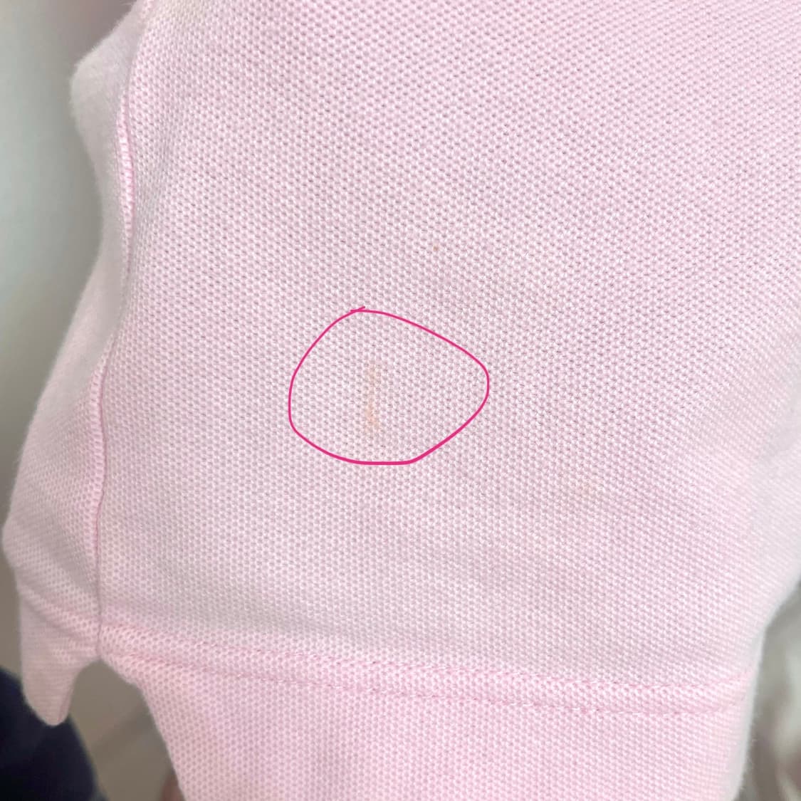 베이브 마일로 모노그램 카라피케 핑크 반팔티셔츠 상품이미지4
