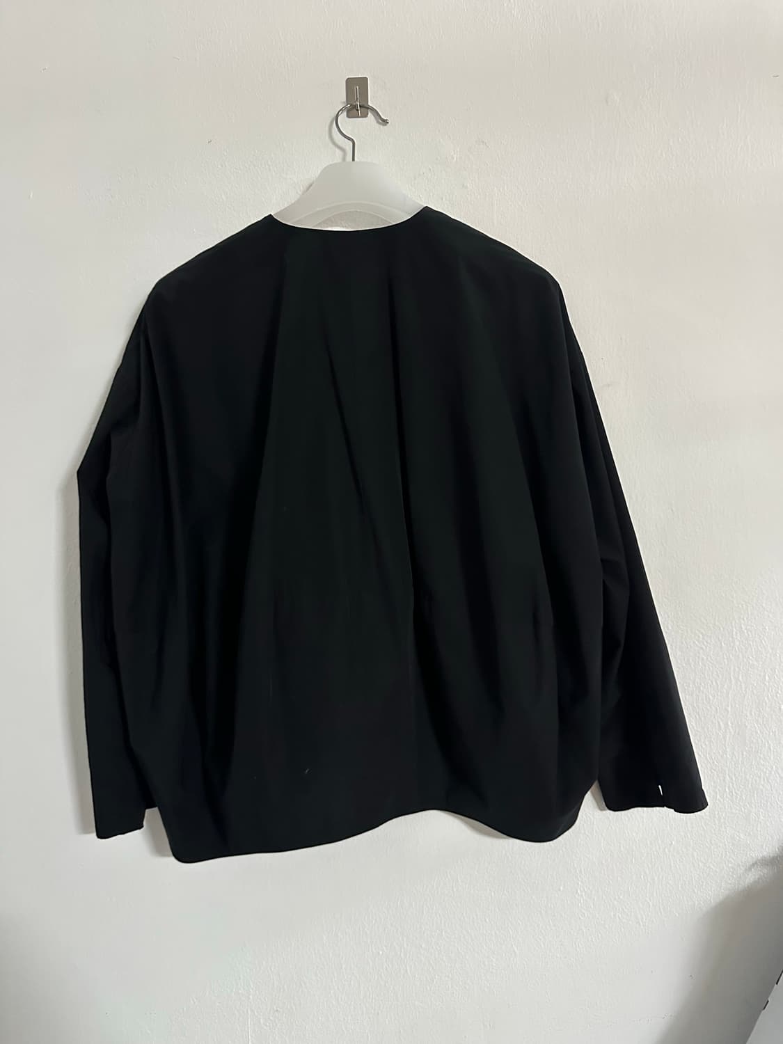 유노이아 노카라 볼륨 자켓 블랙 프리사이즈 상품이미지3