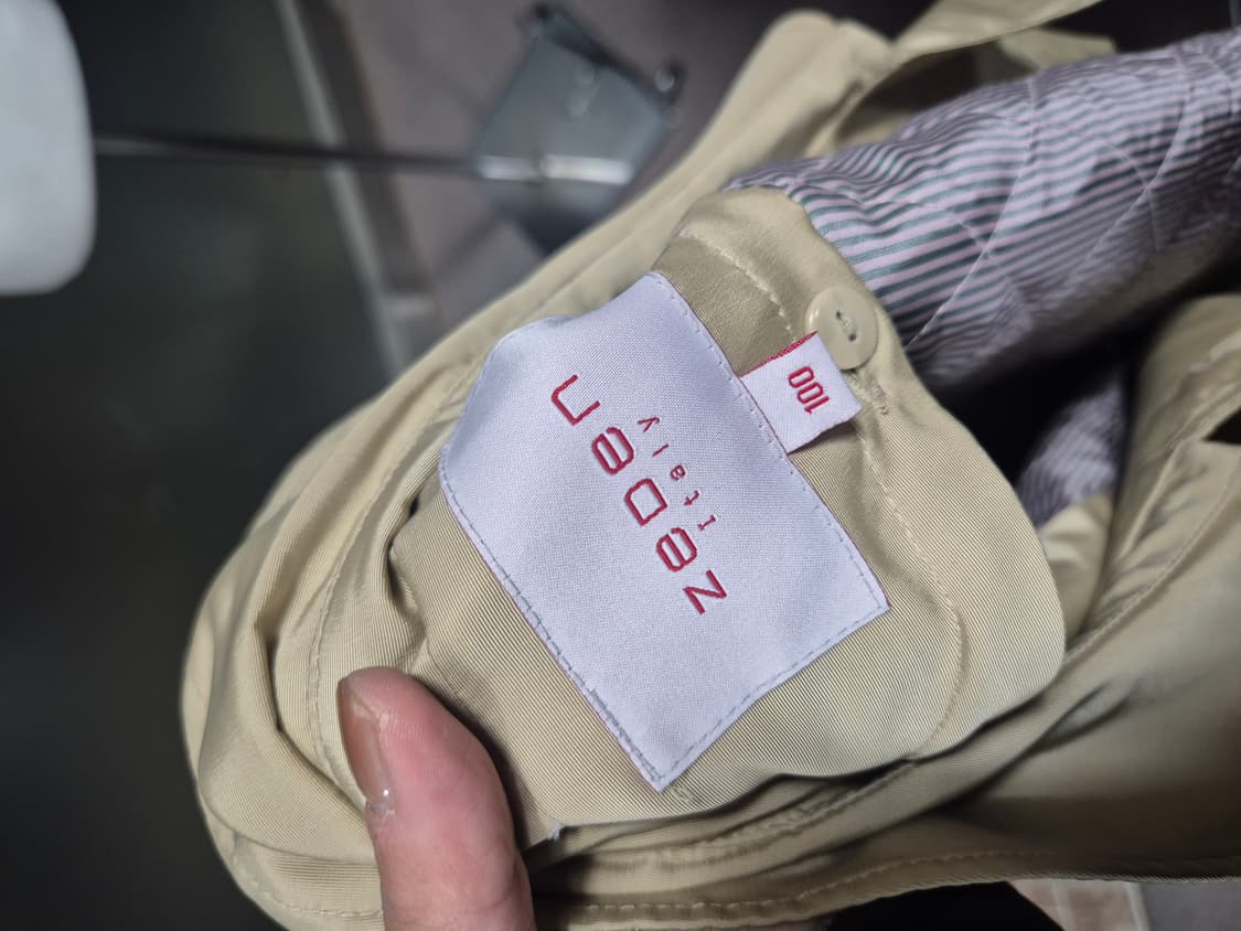 zeoen 베이지색 트렌치 코트 상품이미지3