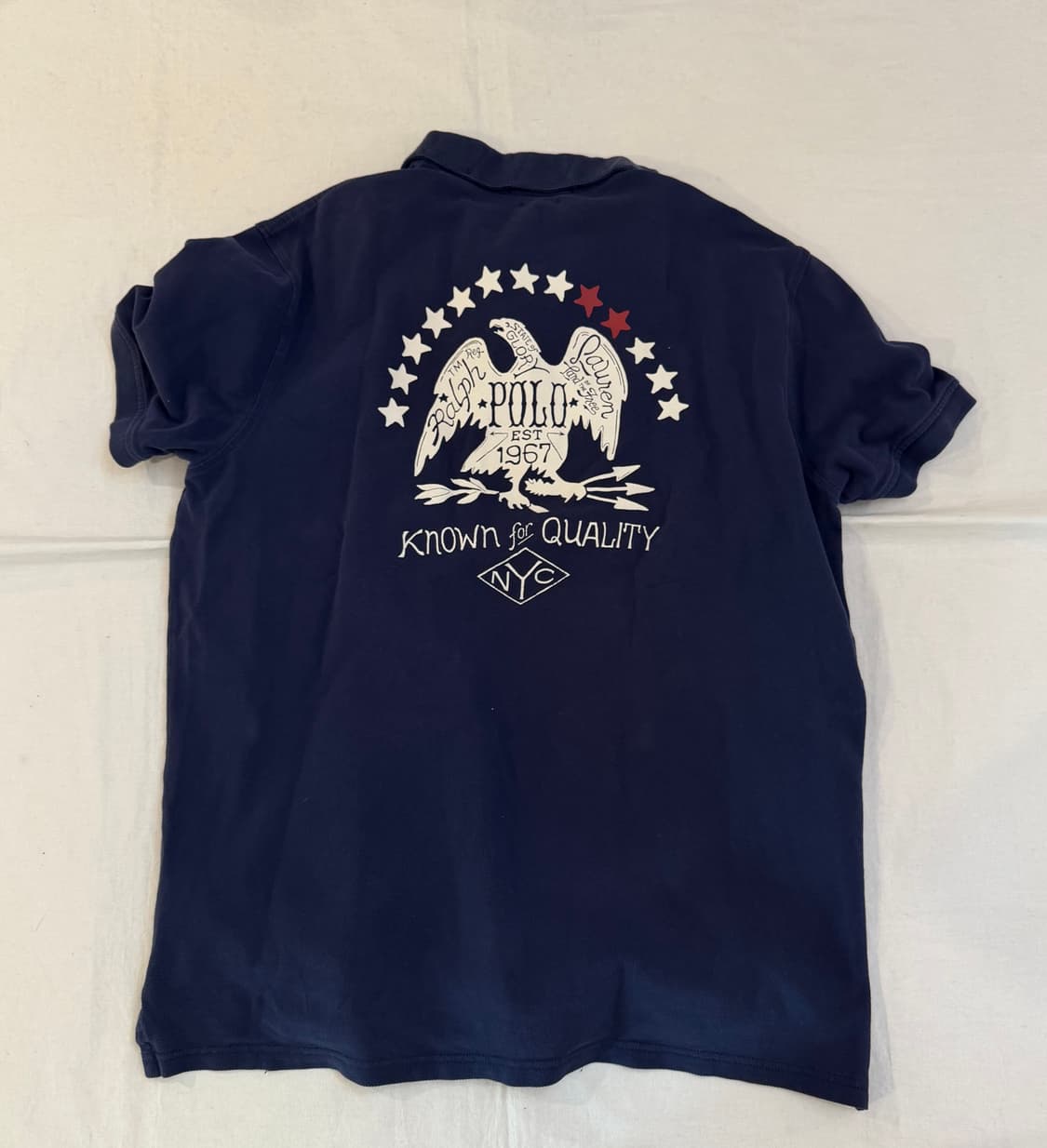 폴로 랄프로렌 빅포니 치프키프 성조기 카라티 네이비 상품이미지4