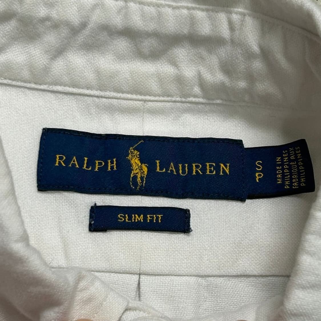RALPH LAUREN 화이트 셔츠 S 상품이미지7