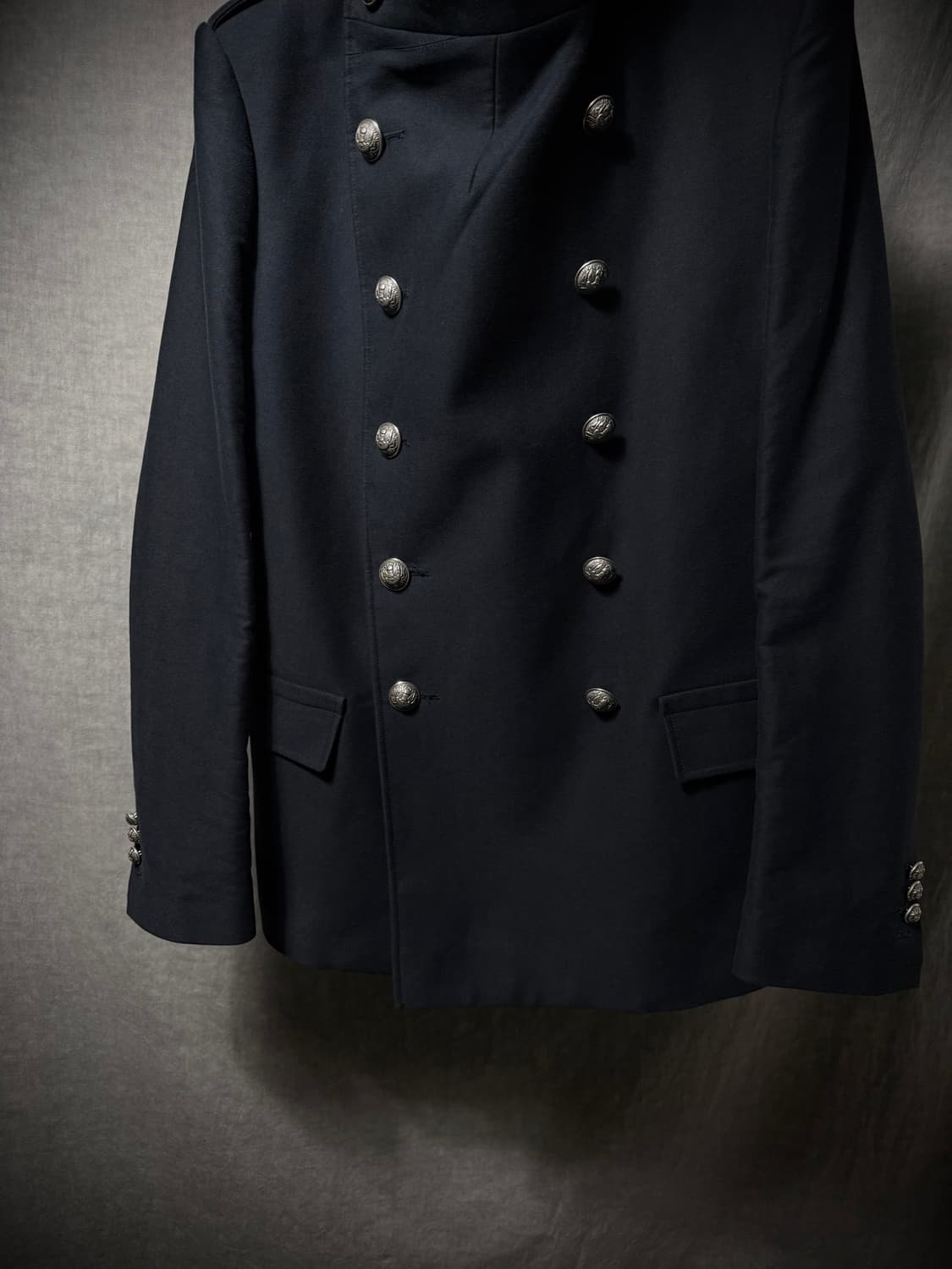 Balmain 12SS Napoleon High Neck PeaCoat 상품이미지4