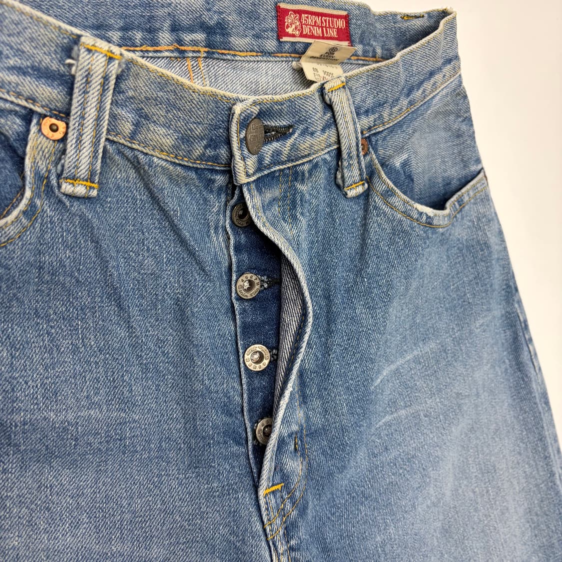 45rpm 45알피엠 셀비지 데님 팬츠 청바지 상품이미지3