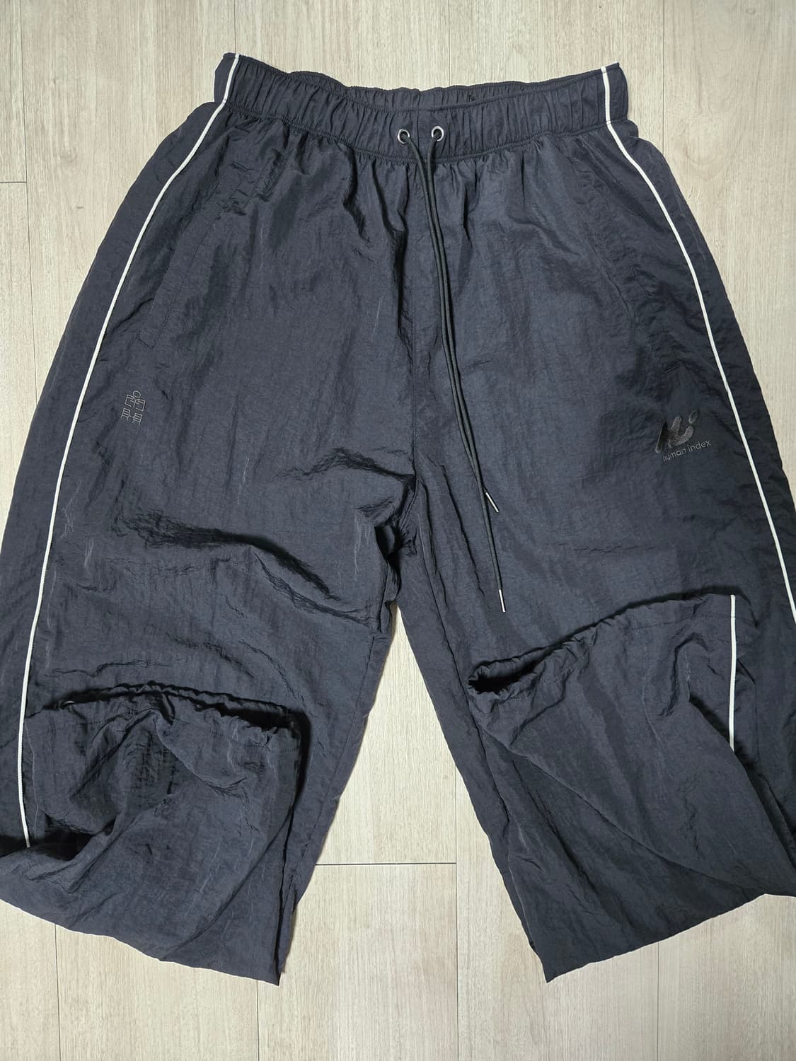 폴리테루 휴먼인덱스 인덱스 트랙 팬츠 다크 네이비/화이트 상품이미지2