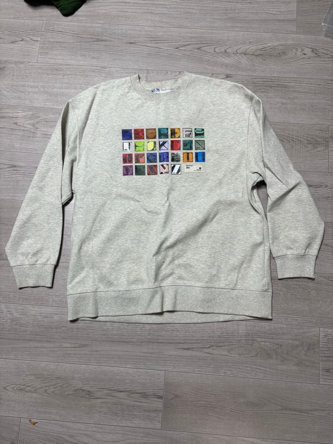 [L/XL] 자라 아더에러 알파벳스웻 상품이미지1