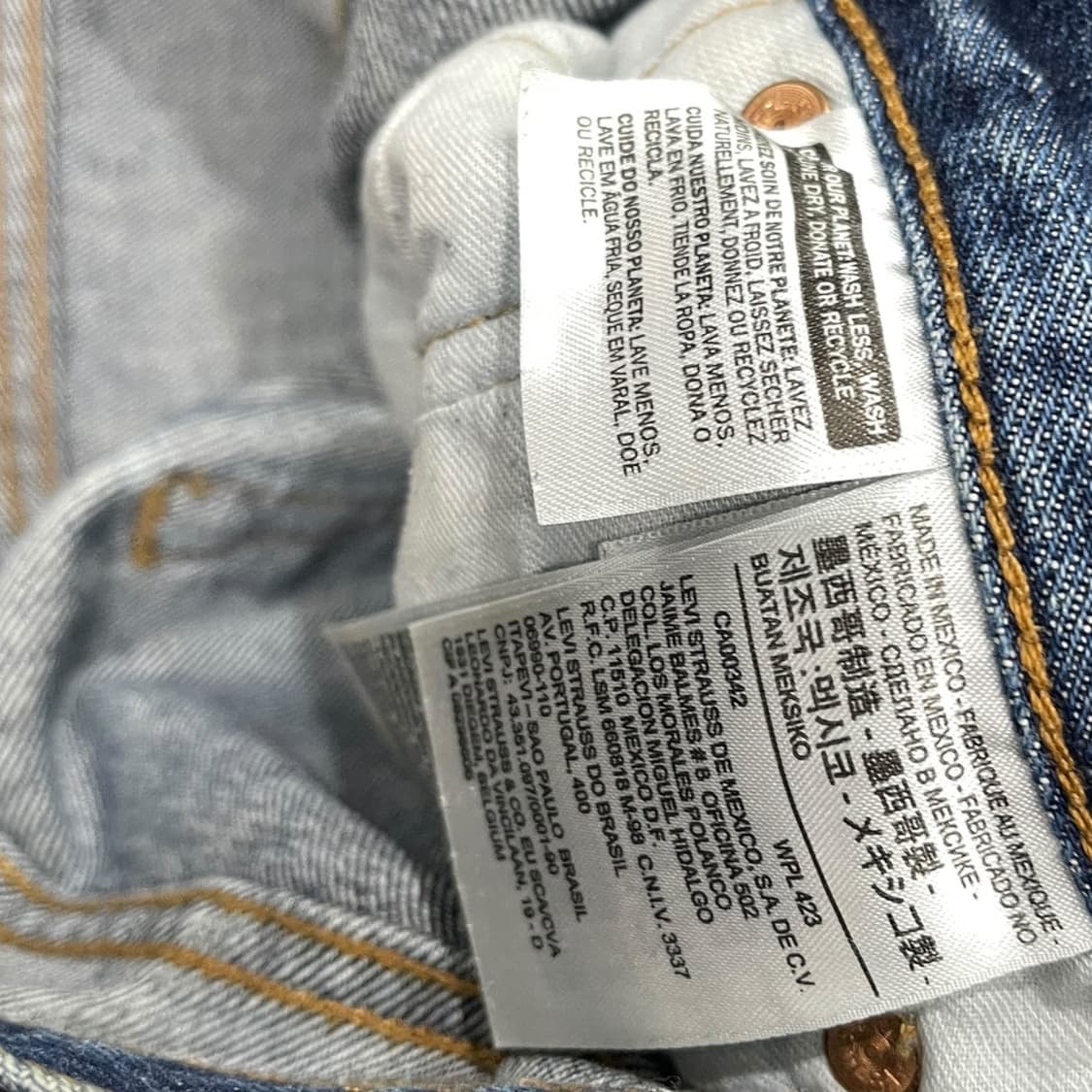 리바이스 501 데님팬츠 상품이미지6