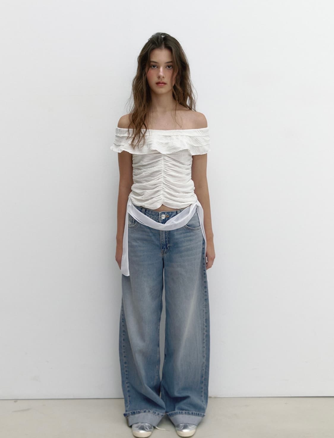 ASURA WAVE JACQUARD FRILL T 상품이미지1