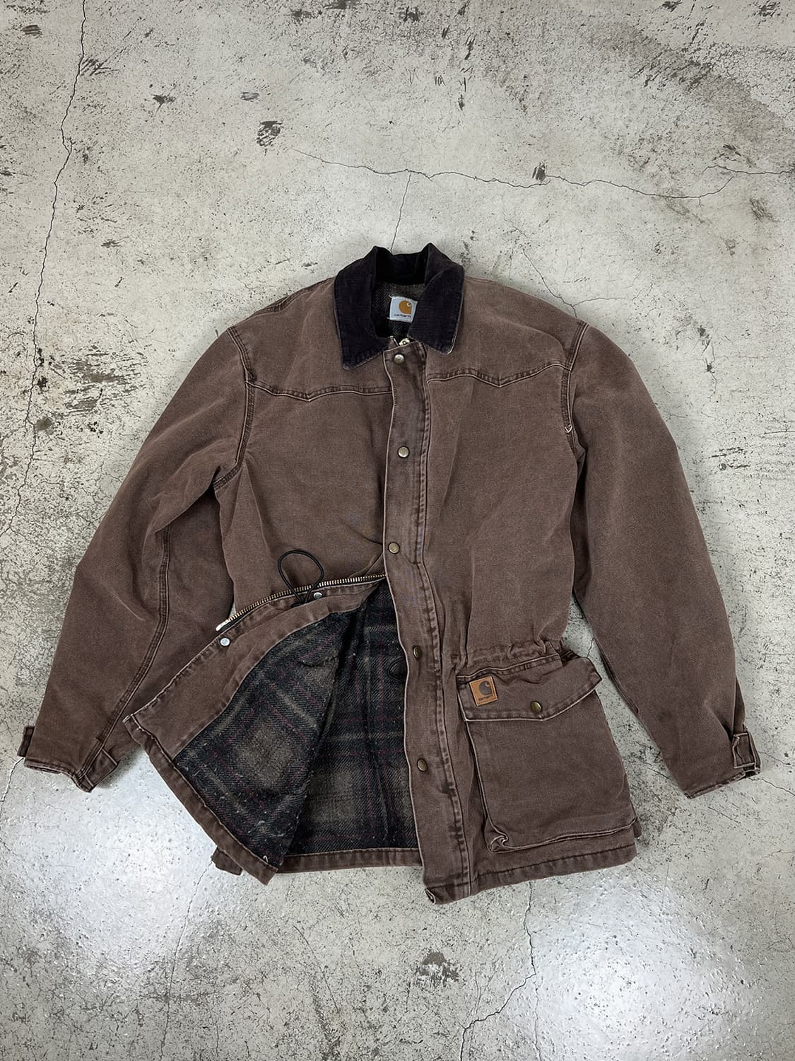 90‘s 칼하트 c52 반 코트 상품이미지1