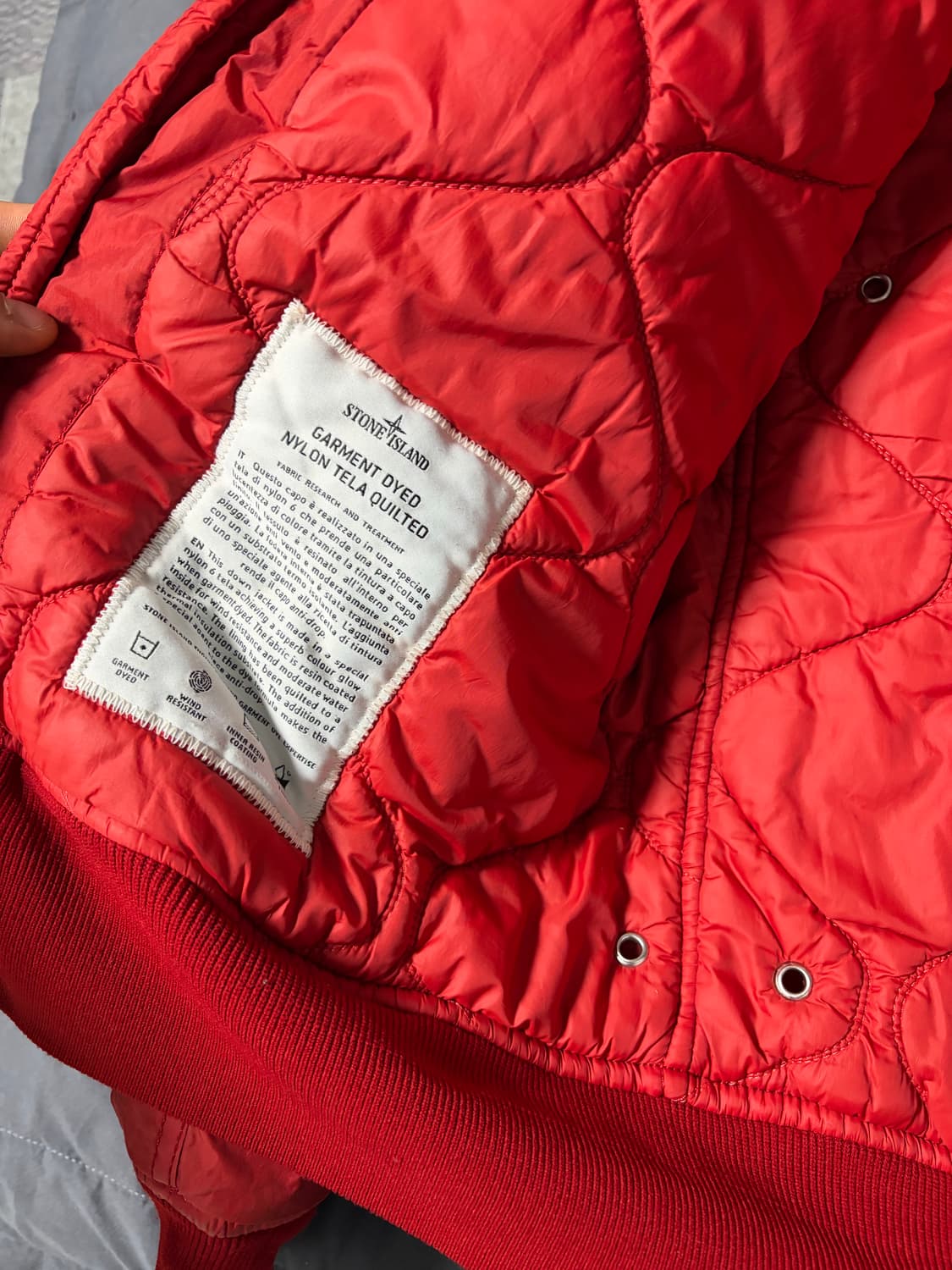 스톤아일랜드 나일론 퀄팅 자켓 상품이미지8