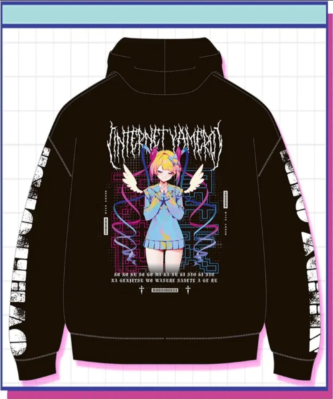 니디걸 오버도즈 후드티 상품이미지1