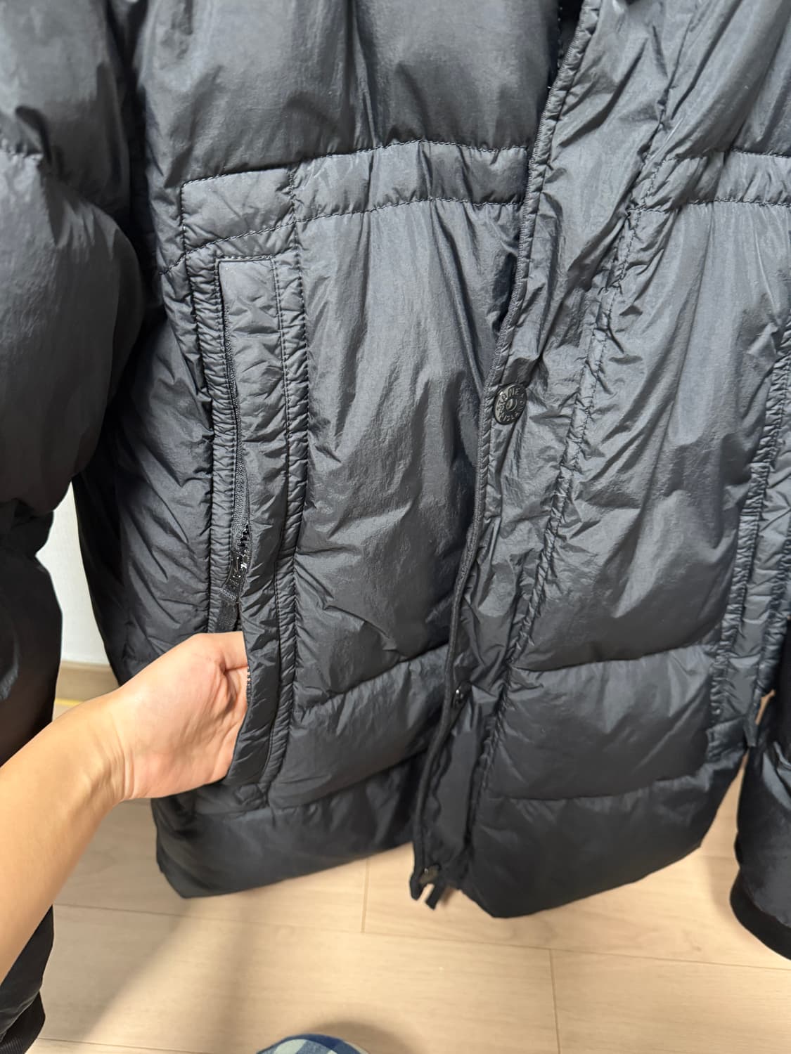 스톤아일랜드 크링클랩스 20FW/M/블랙 상품이미지5