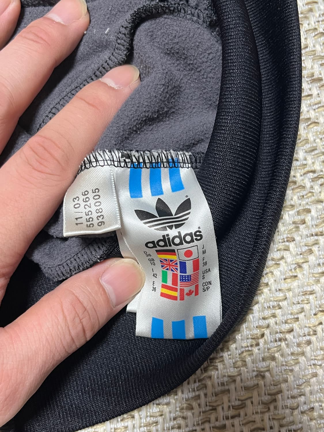 아디다스 검금 크롭 져지 트랙탑 파이어버드 S 상품이미지7