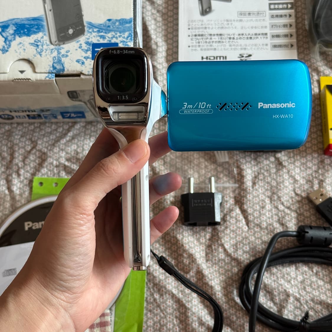 풀박스 파나소닉 HX-WA10 빈티지캠코더 산요 CA100 디카 카메라 상품이미지7