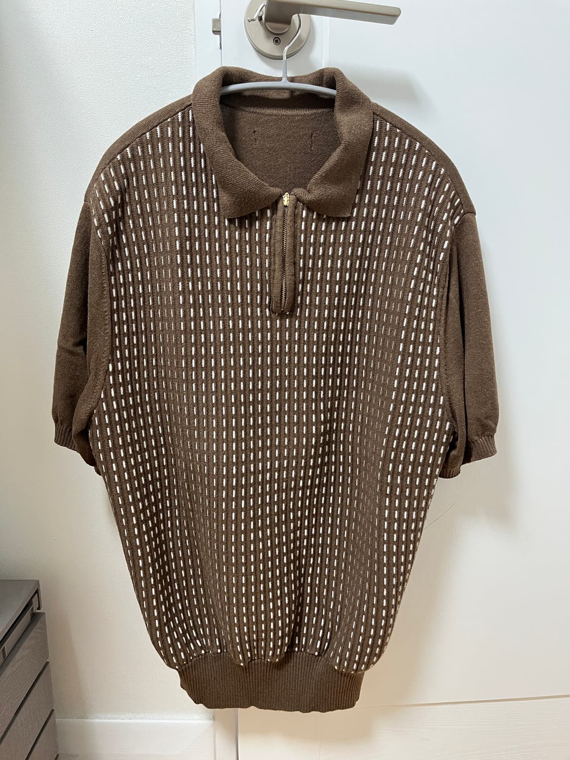 diidii 니트폴로 브라운 M사이즈 상품이미지2