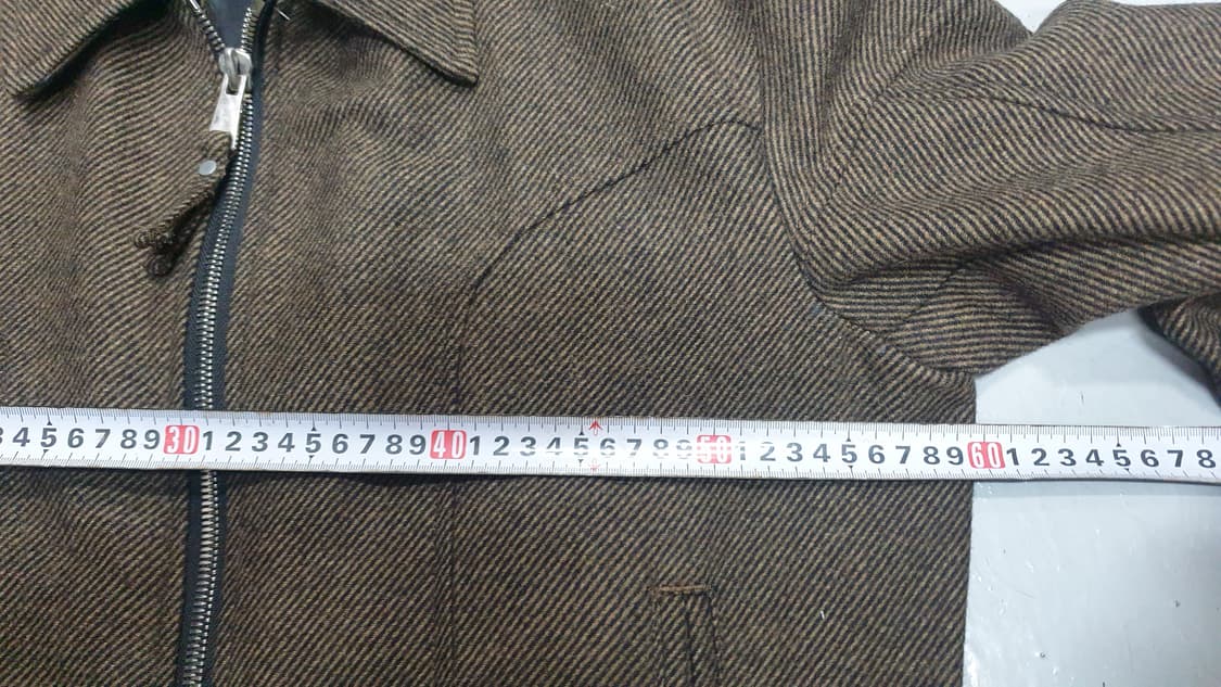 MARTIN PLAN 브라운 헤링본 자켓 L 상품이미지3