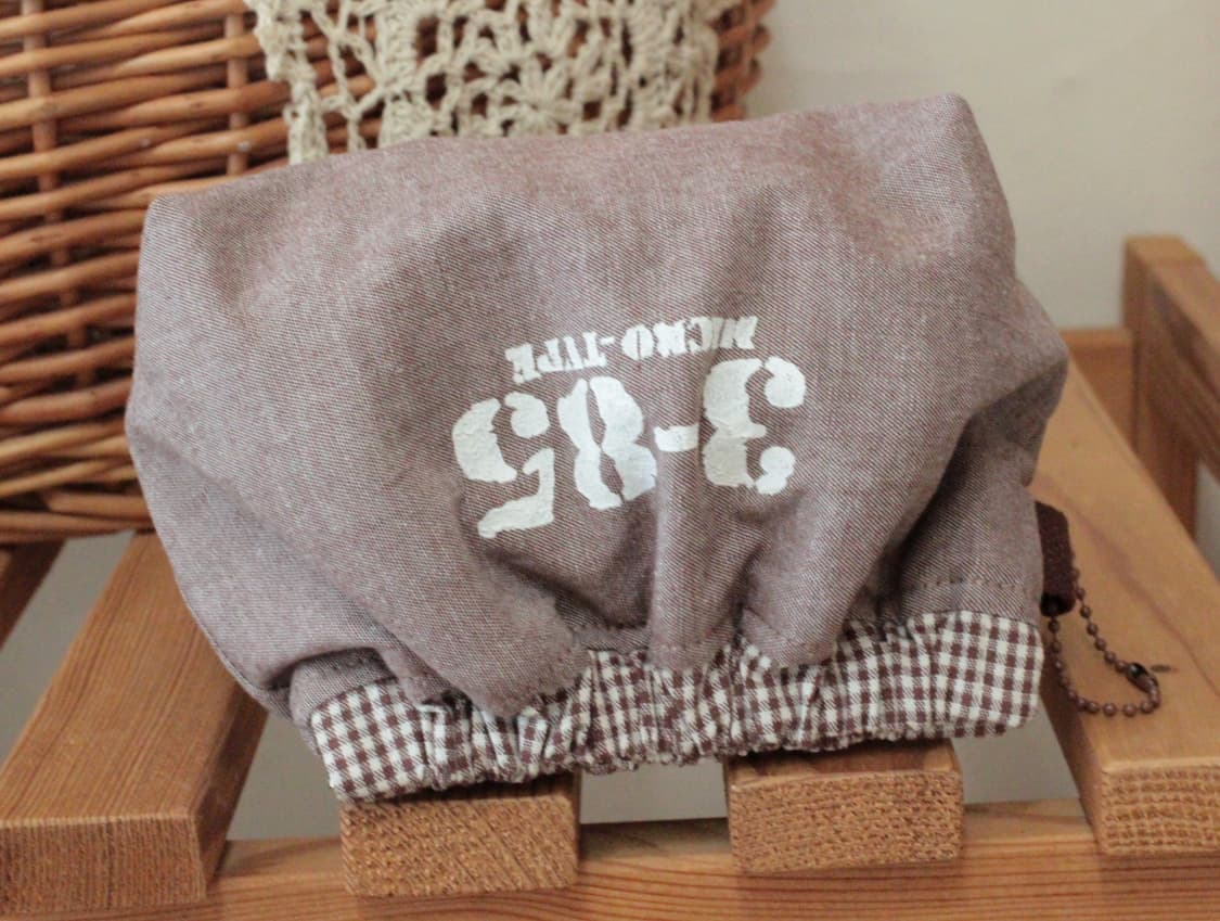 핸드메이드 브라운 바네 파우치 상품이미지10