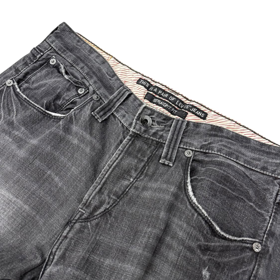 00‘s 리바이스 블랙 워싱 데님팬츠 상품이미지6