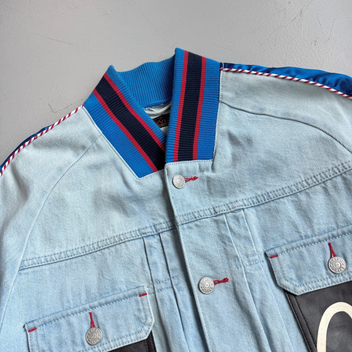 에비수 제팬 빅로고 빅힐즈 스카쟌 데님자켓 상품이미지4