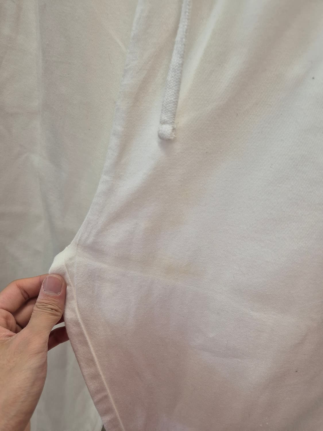 COS 흰색 면 트레이닝 바지  상품이미지4