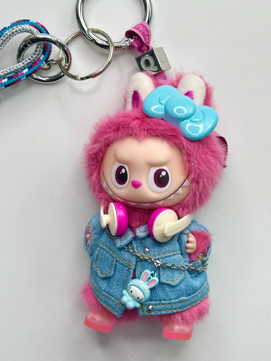 (3)🙊미니라부부+😻키티 조합 커스텀키링“Q” 상품이미지2