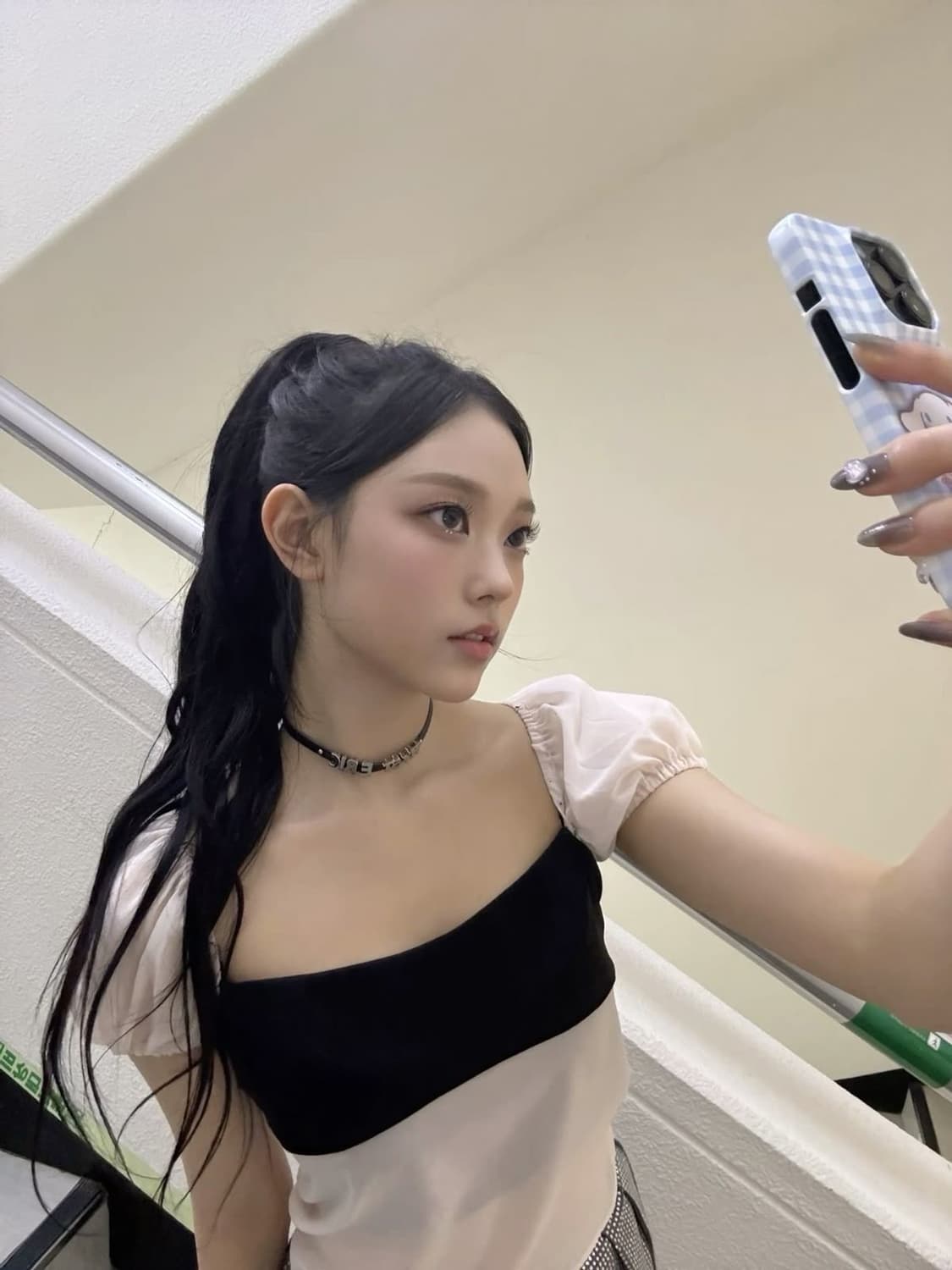 뉴진스 해린 착용) 히스테릭글래머 로고 초커 목걸이 상품이미지3