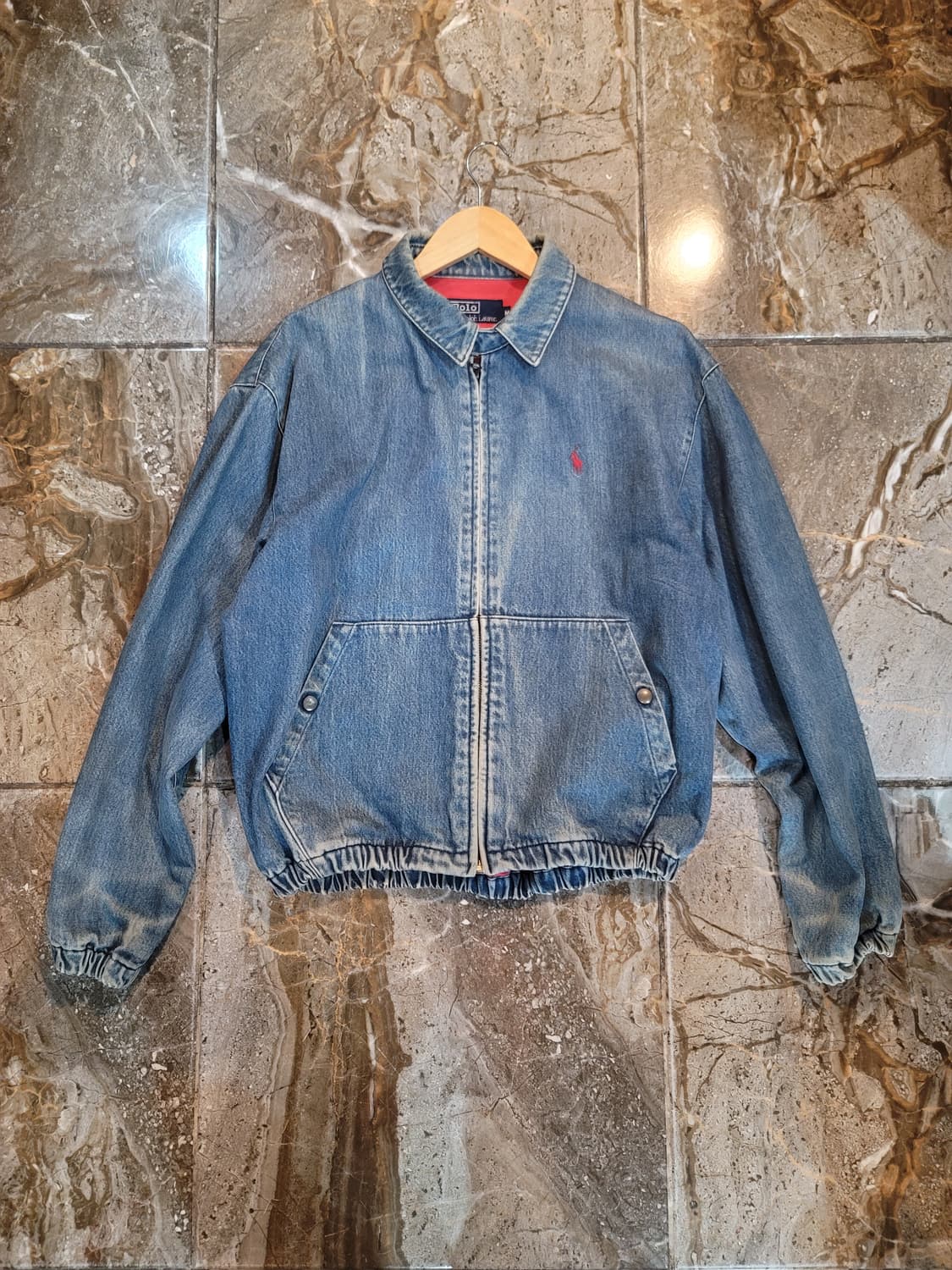 80's~ 폴로 랄프로렌 데님 블루종  상품이미지1